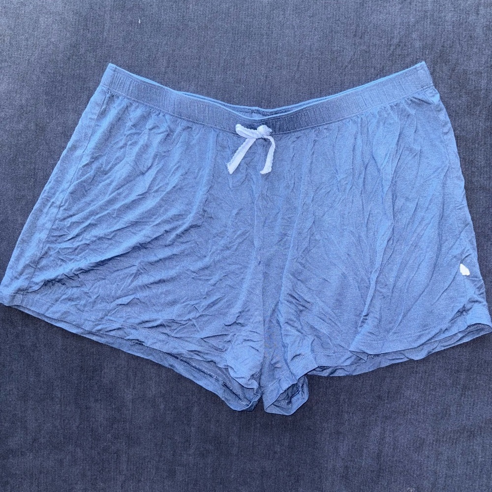 Blue Women's modal Pajama Shorts